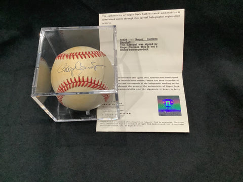Roger Clemens Autographed Baseball - Certified