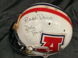 Dick Tommy & Chuck Cecil Autographed Player Worn Helmet