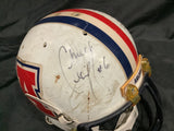 Dick Tommy & Chuck Cecil Autographed Player Worn Helmet