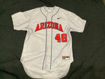 University of Arizona Bradon Zastnow #48 Player Issued Baseball Jersey