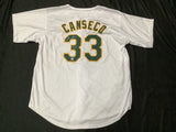 Jose Canseco #33 Oakland Athletics Autographed Baseball Jersey
