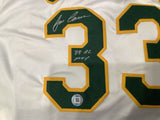 Jose Canseco #33 Oakland Athletics Autographed Baseball Jersey