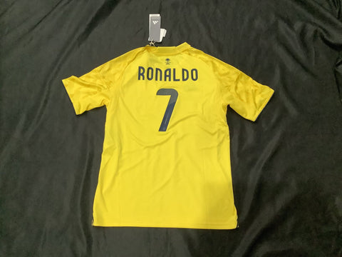 AL-NASSR Christian Ronaldo Soccer Jersey Youth Large NWT