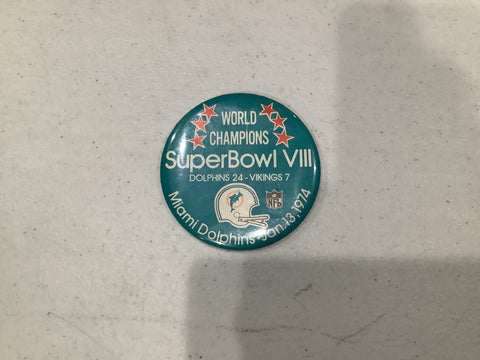 Miami Dolphins Super Bowl VII World Champions Pin
