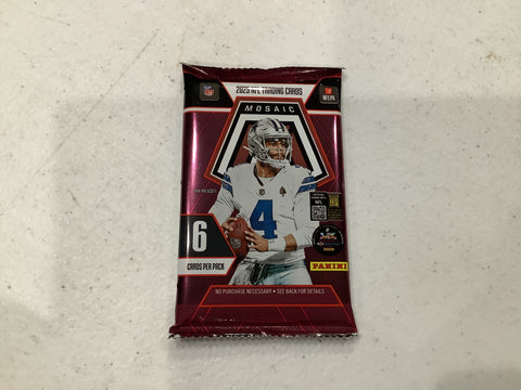 2025 Mosaic Football Hobby Blaster Box Pack