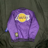 Lakers Bomber Jacket adult Medium NWT