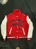 Bulls Letterman Jacket Adult Small