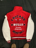 Bulls Letterman Jacket Adult Small