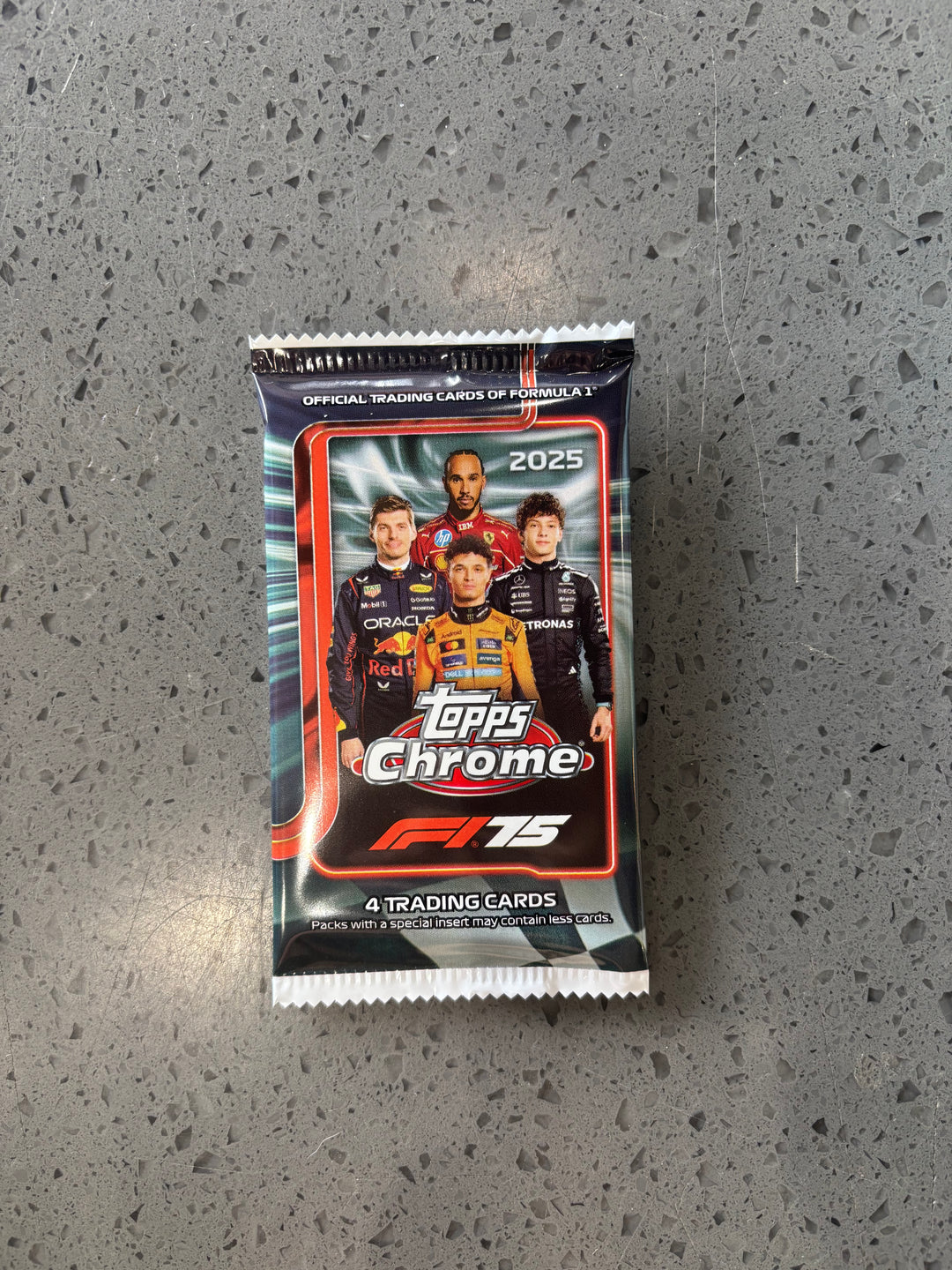 2025 Topps Chrome F1 Formula 1 Hobby Pack – Overtime Sports
