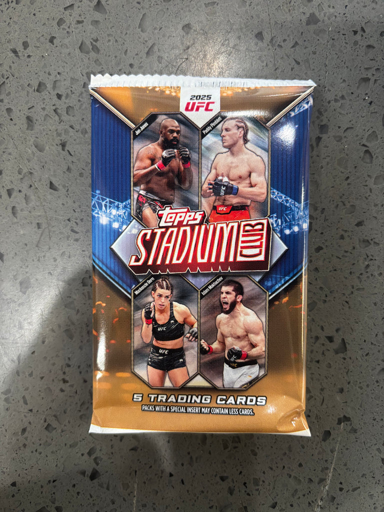 2025 Topps Stadium Club UFC Blaster box Pack Overtime Sports 2025 Topps Stadium Club UFC Blaster box Pack Overtime Sports