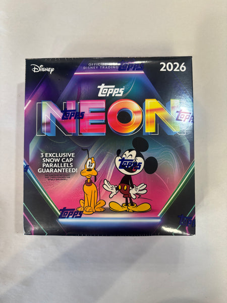 未開封　シュリンク付　Topps Chrome Disney Mega Box Topps chrome 2026 Neon Disney Mega Box – Overtime Sports