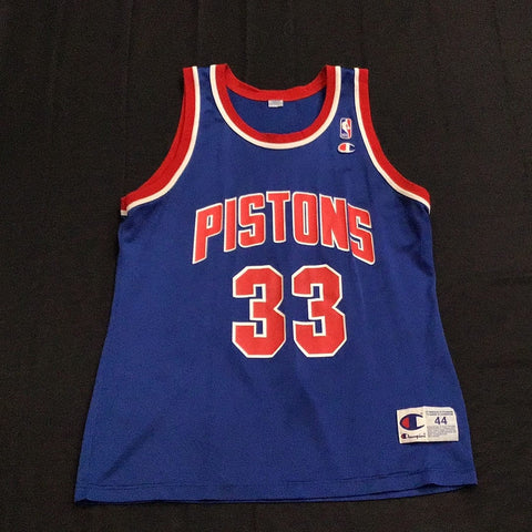 Detroit Pistons Hill #33 Jersey Adult 44