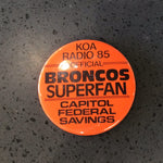 Denver Broncos Super Fan Button