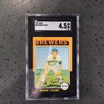 1975 Topps Robin Yount SGC 4.5