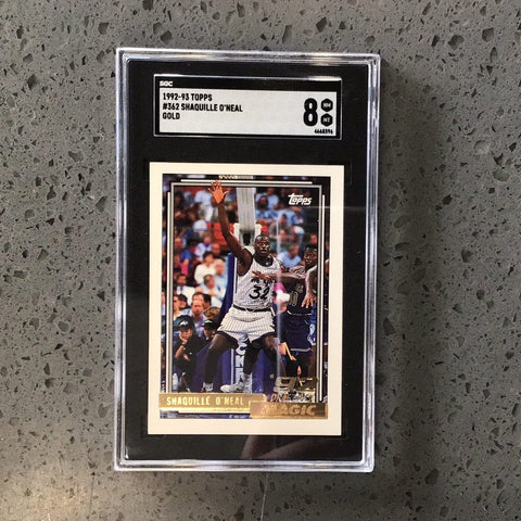 1992-93 Topps Shaquille O’Neal Gold SGC 8 (8596)