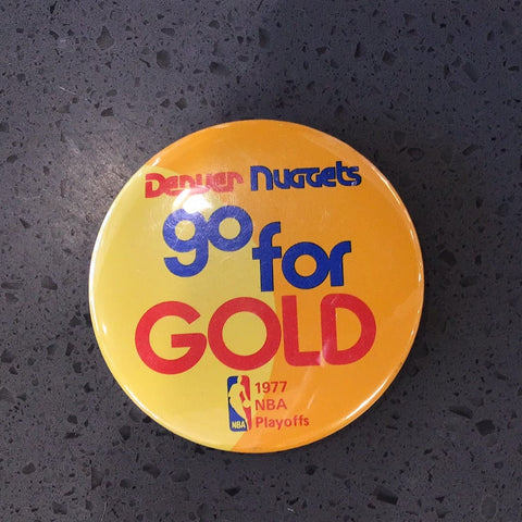 Denver Nuggets 1977 NBA Playoffs Button