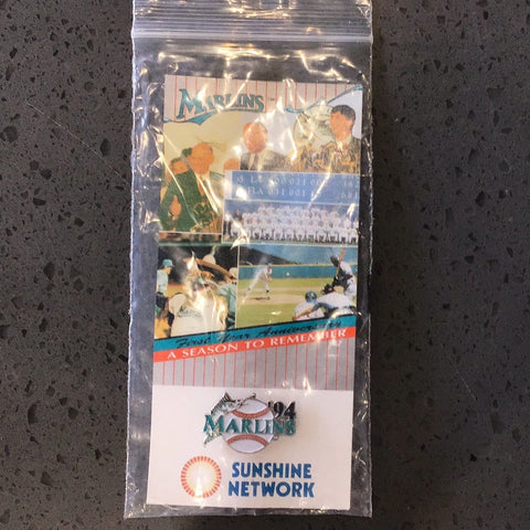 Florida Marlins First Year Anniversary Pin