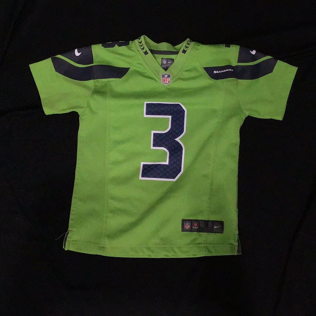 Nike Seattle Seahawks Russell Wilson Jersey Size Youth Large