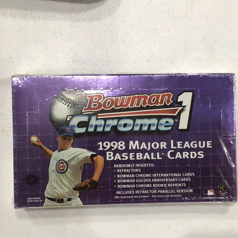 1998 Bowman Chrome Baseball Box