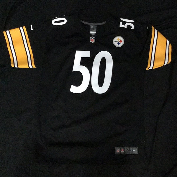 New Pittsburgh Steelers TJ Watt Youth L Sewn Jersey Large