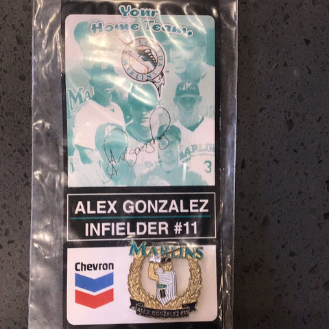 Alex Gonzalez Marlins Pin