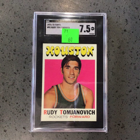 1971-72 Topps Rudy Tomjanovich SGC 7.5 (3357)