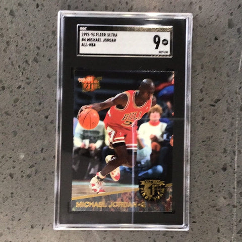 1992-93 Fleer Ultra Michael Jordan All-NBA SGC 9 (7235)