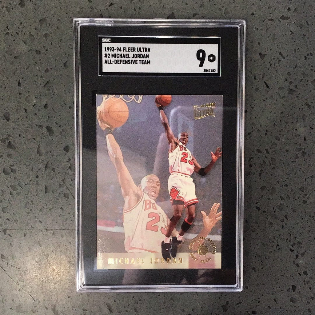 1993-94 Fleer Ultra Michael Jordan All-Defensive Team SGC 9 (7182)