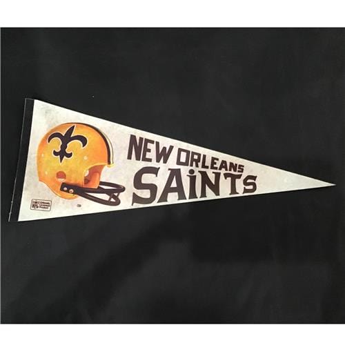 Team Pennant - Football - New Orleans Saints Vintage – Overtime Sports