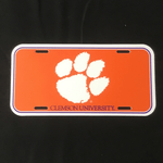 License Plate - College - Clemson Tigers