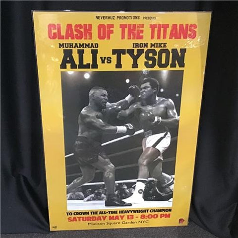 Clash of Titans Tyson and Ali - Poster - 24x36
