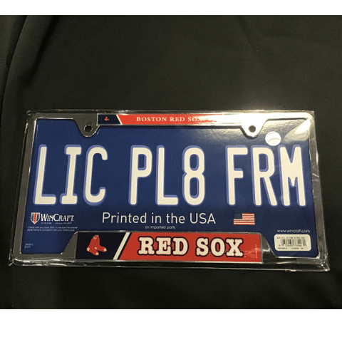 License Plate Frame - Baseball - Boston Red Sox
