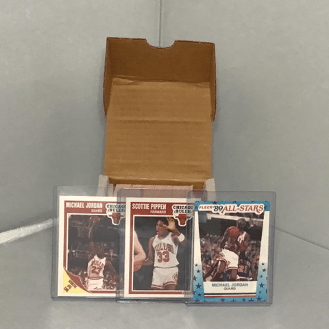 1989-90 Fleer - Basketball - Complete Set 1-168 w/ Stickers 1-11