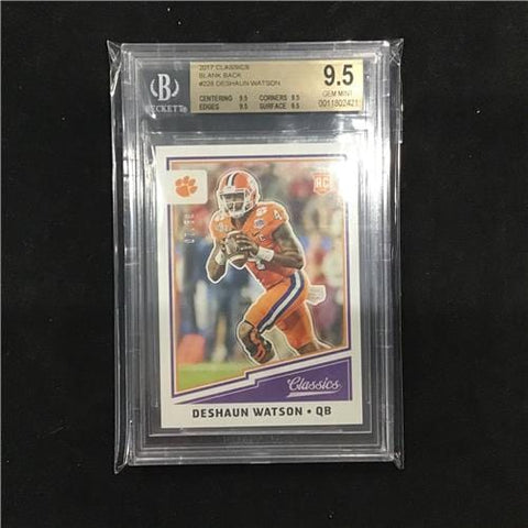 2017 Classics Blank Back #228 DeShaun Watson - Graded Card - Beckett 9.5