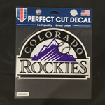 8x8 Decal - Baseball - Colorado Rockies