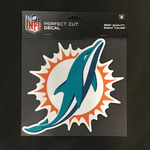 8x8 Decal - Football - Miami Dolphins