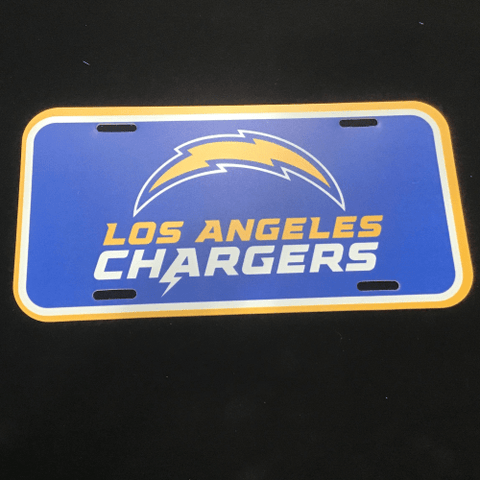 License Plate - Football - LA Chargers