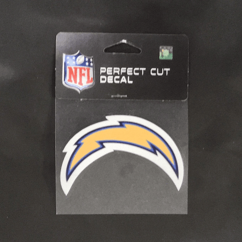 4x4 Decal - Football - LA Chargers
