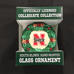 Team Wreath Ornament - College - University of Nebraska