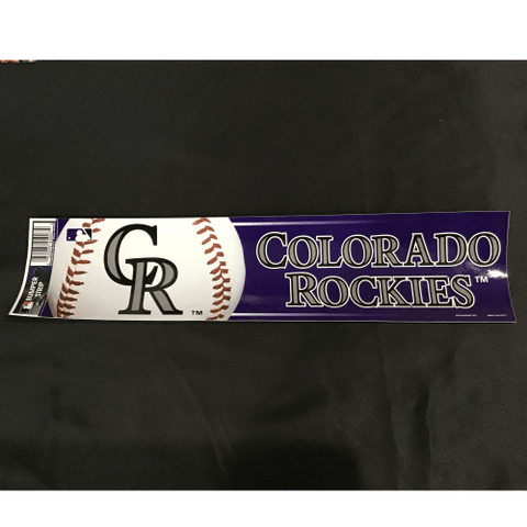 Bumper Sticker - Baseball - Colorado Rockies