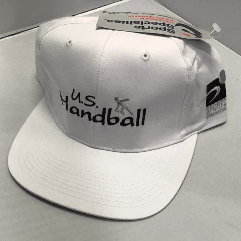 US Handball - Hat - White Snapback NWT