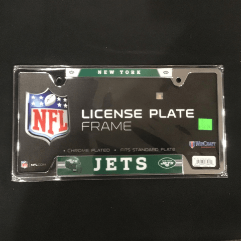 License Plate Frame - Football - New York Jets