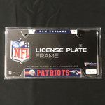 License Plate Frame - Football - New England Patriots
