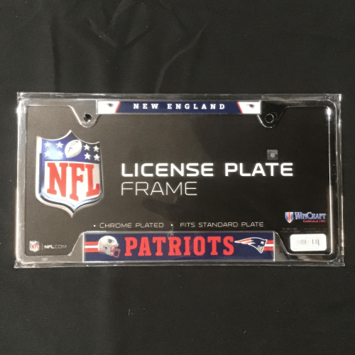 New England Patriots License Plate Frame