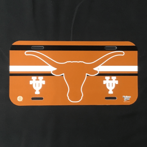 License Plate - College - Texas Longhorns