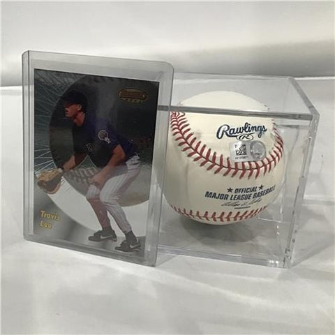 Travis Lee - Autographed baseball - Arizona Diamondbacks