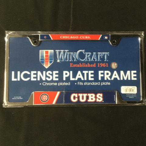 License Plate Frame - Baseball - Chicago Cubs