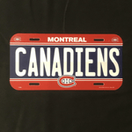 License Plate - Hockey - Montreal Canadiens