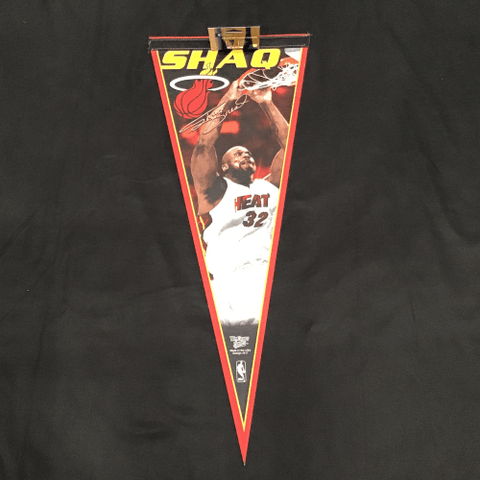 Player Pennant - Basketball - Shaquille O’Neal #32 Miami Heat