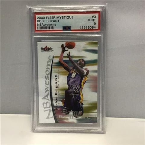Kobe Bryant 2000 Fleer Mystique - Graded Card - PSA 9